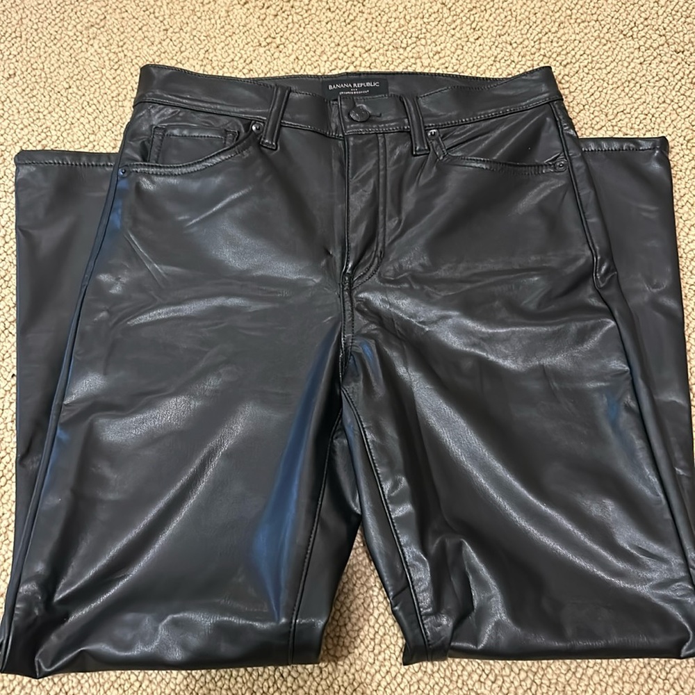 Banana Republic leather pants